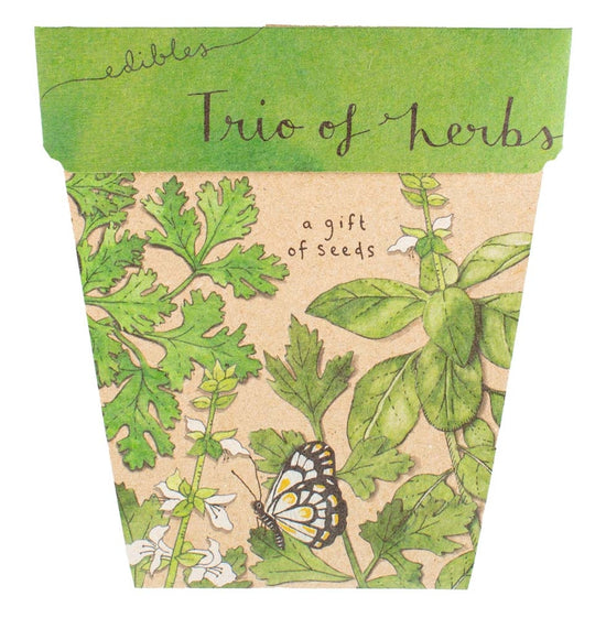 Trio of Herbs - Gift of Seeds Card