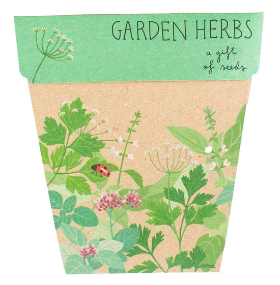 Garden Herbs - Gift of Seeds Card